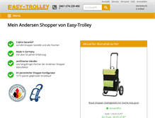 Tablet Screenshot of easy-trolley.de